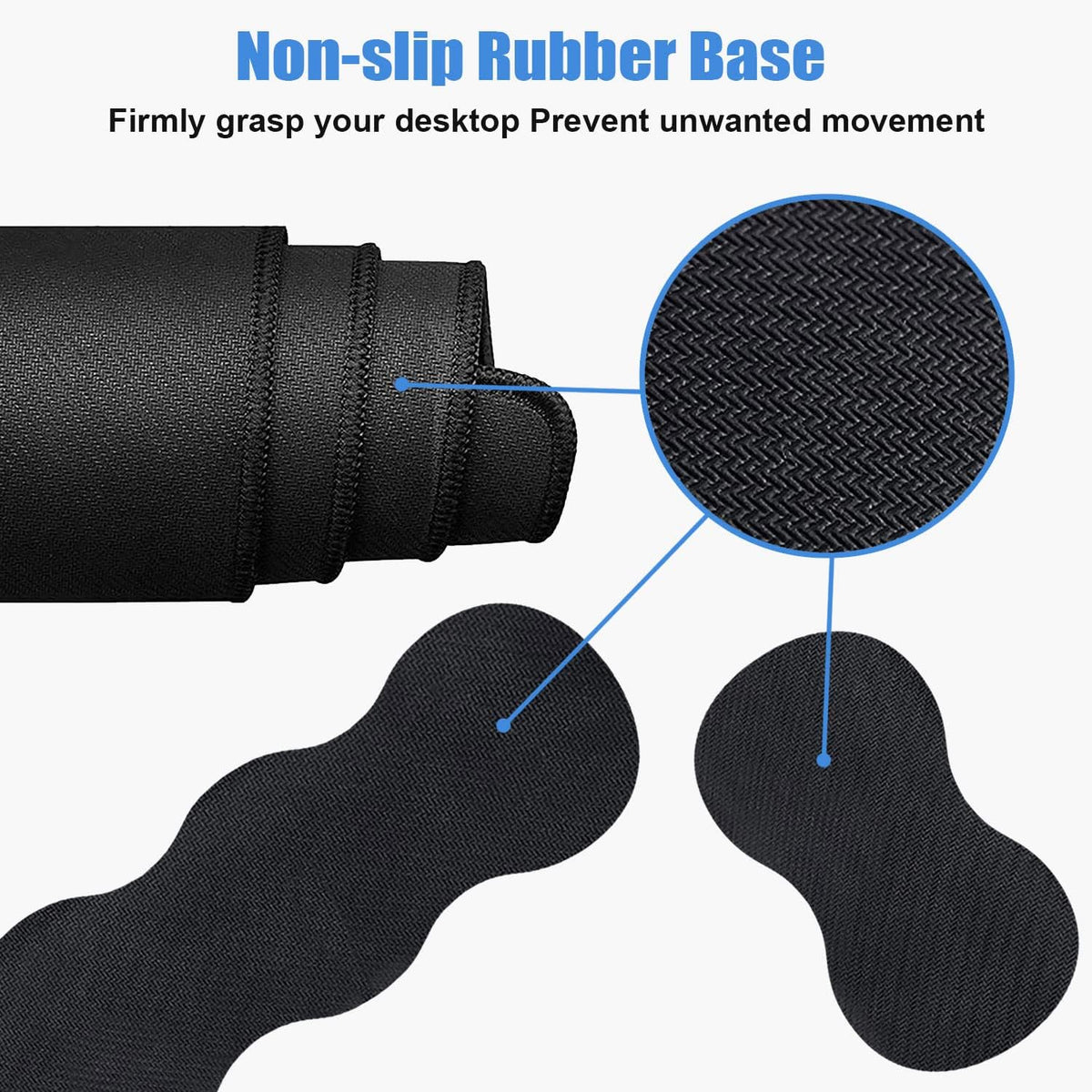 Ergonomic Keyboard Wrist Rest and Mouse Pad Wrist Rest Set, Large XXL Gaming ...