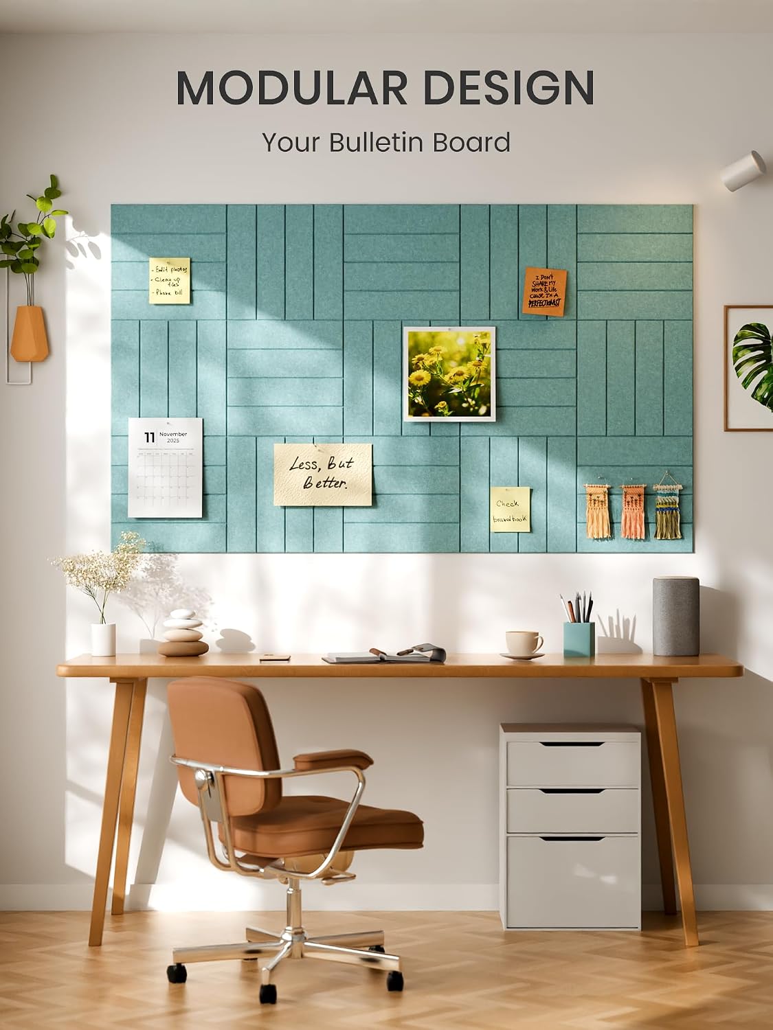 Bumusty Felt Bulletin Board & Cork Board Alternative 48" x 36"
