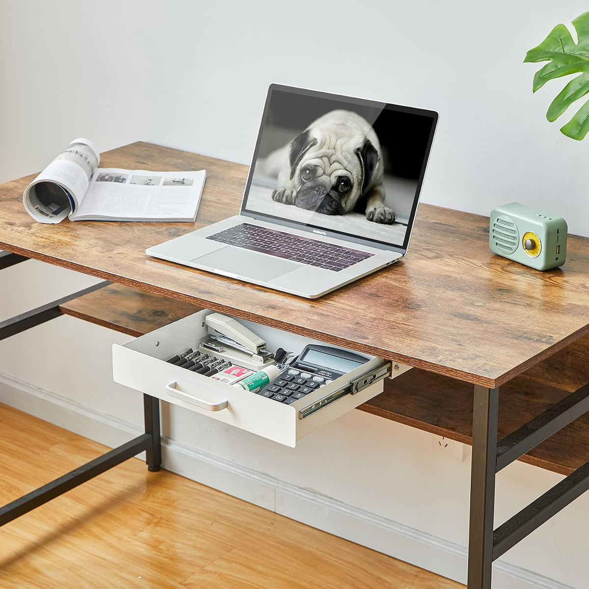 Gome Under Desk Pull-Out Drawer - Storage Organizer Office Mounted, Easy Slid...