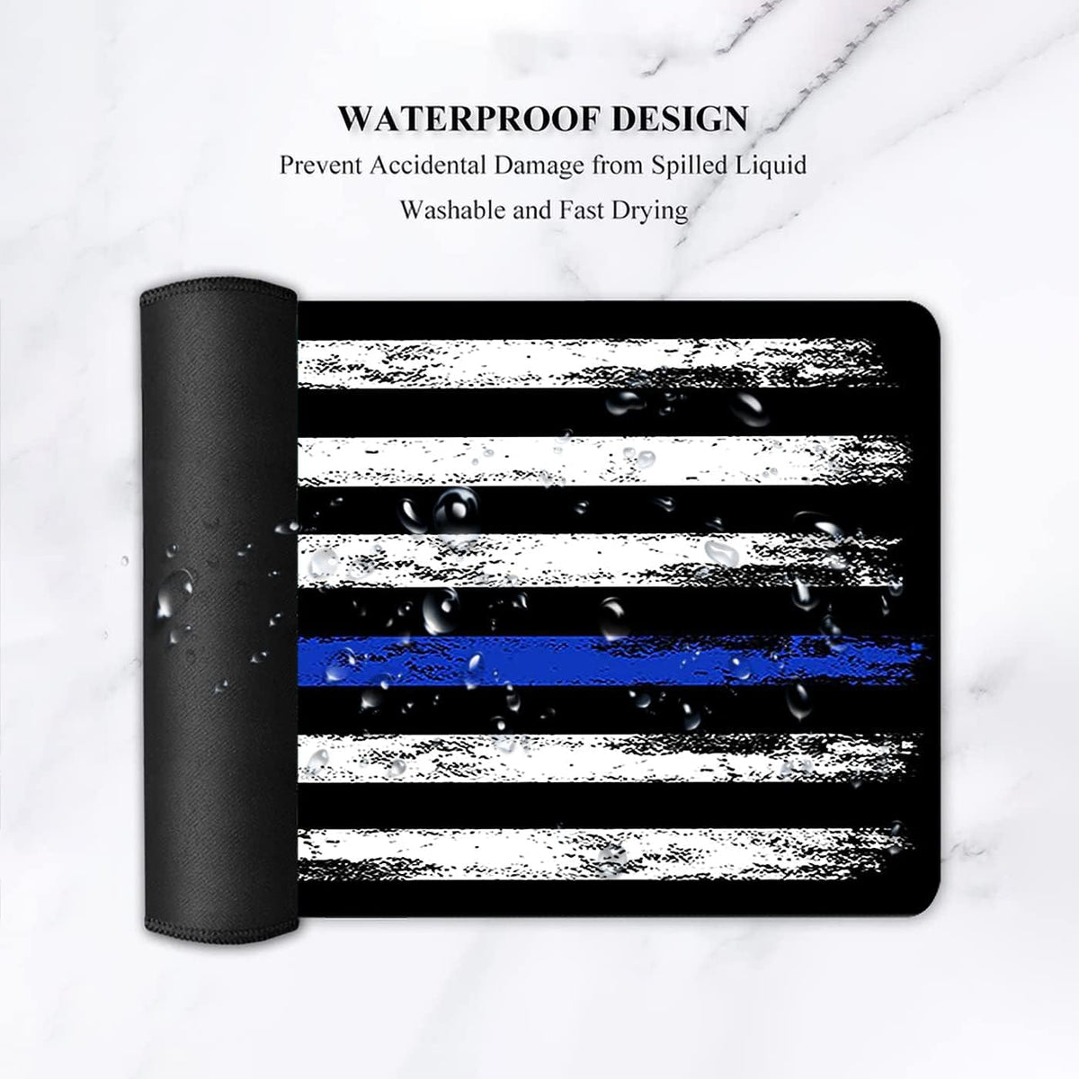 Large Gaming Mouse Pad with Stitched Edges, Extended XXL Mousepad, Office Des...