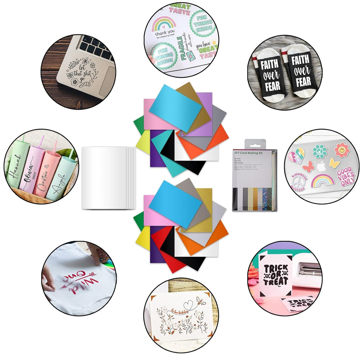 LOPASA Full Craft Starter Kit Compatible with Cricut Joy Xtra