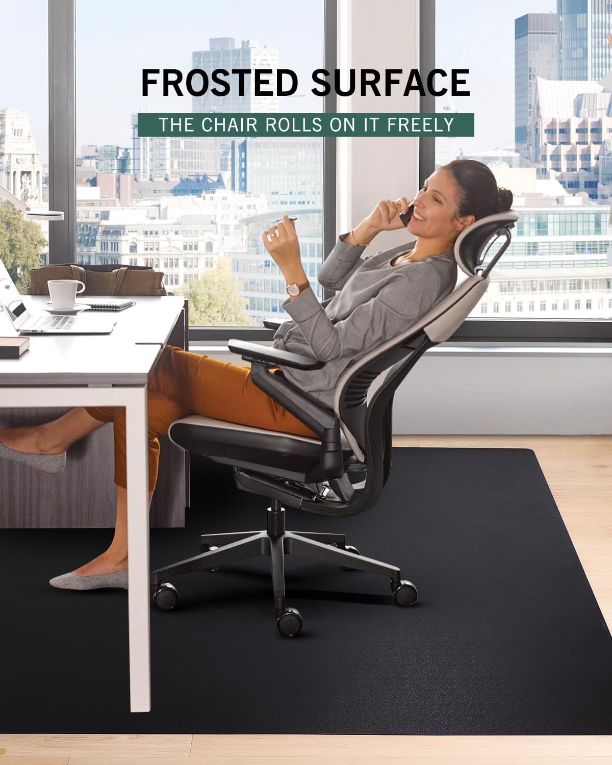 Office Chair Mat for Hard Floors, 48"x60" Waterproof Computer Chair...