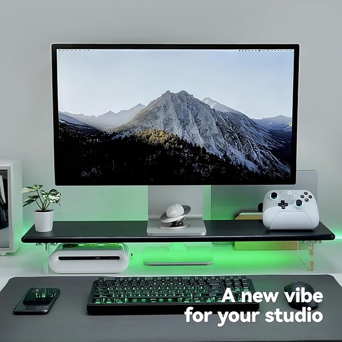 ROCDEER Bamboo Monitor Stand Riser