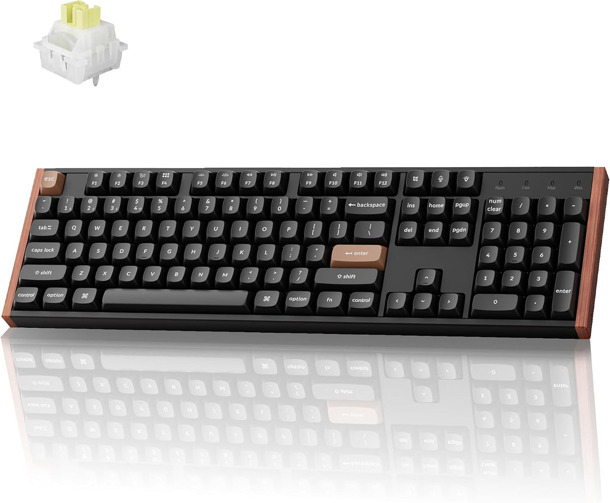 Keychron K10 HE 100% Wireless Hall Effect Keyboard, Silent Banana Switch