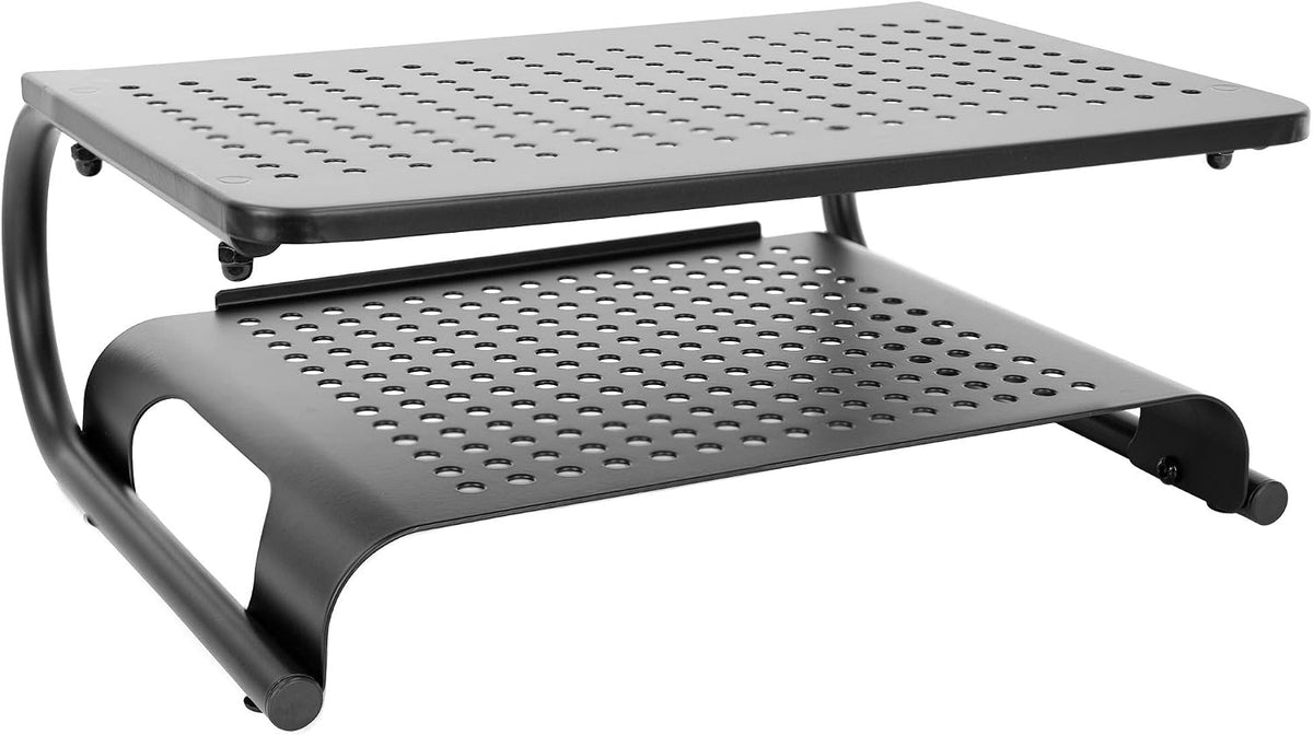 Mount-It! 2 Tier Desk Organizer Riser | Computer Monitor Stand with Keyboard ...