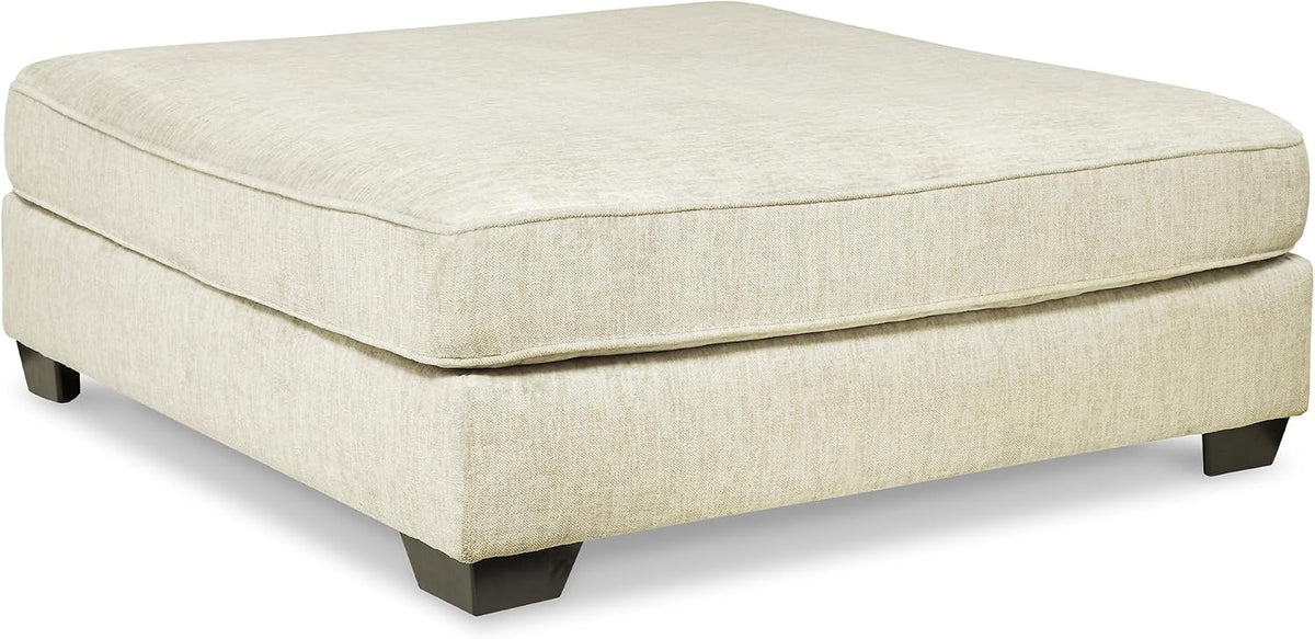 Signature Design by Ashley Oversized Square Ottoman Coffee Table, Beige