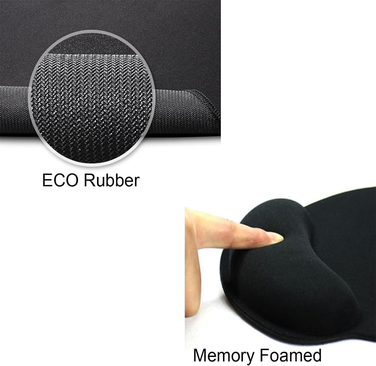 MSD Mousepad Wrist Rest Protected Mouse Pads, Mat with Wrist Support, Image I...