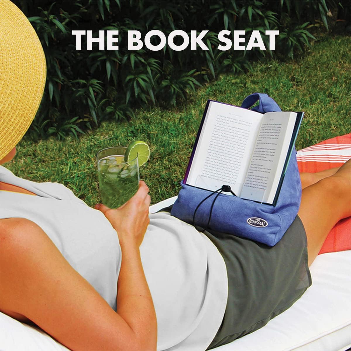 The Book Seat - Charcoal Grey - The Most Comfortable Way to Read, Hands Free!