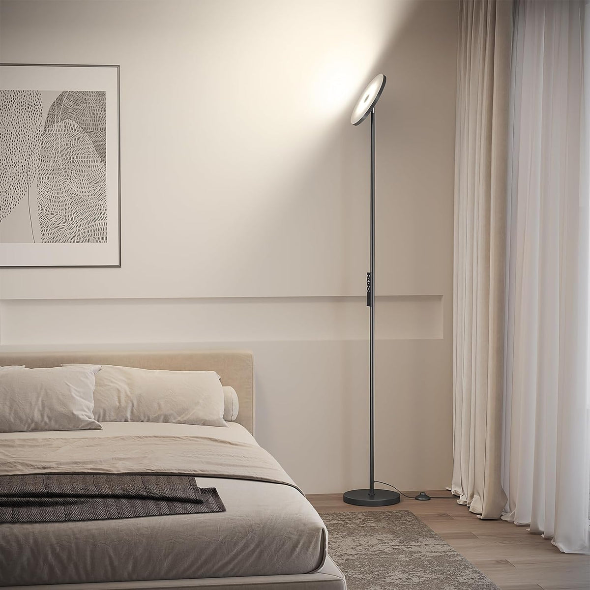 SUNMORY Floor Lamps for Living Room,LED Standing Lamp with Remote Control