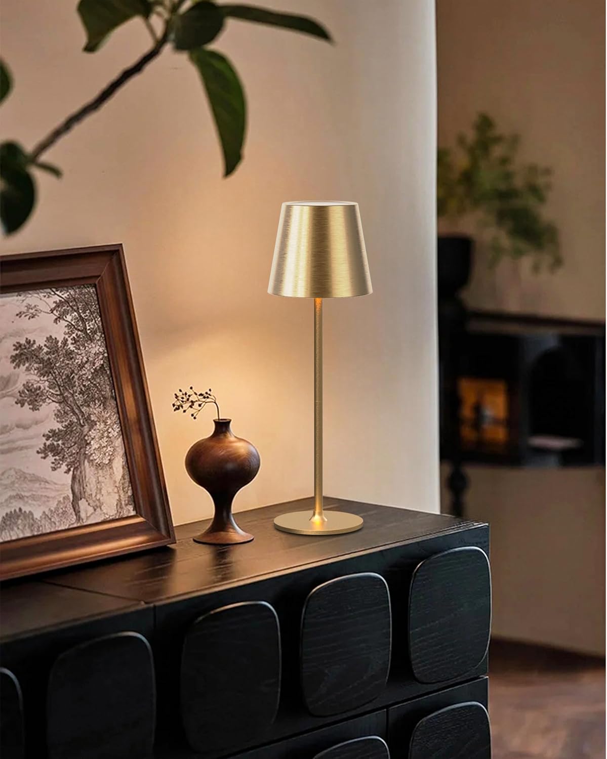 JACKYLED Cordless Lamps, 3 Height, 3 Colors Smooth Dimming, 5000 Capacity