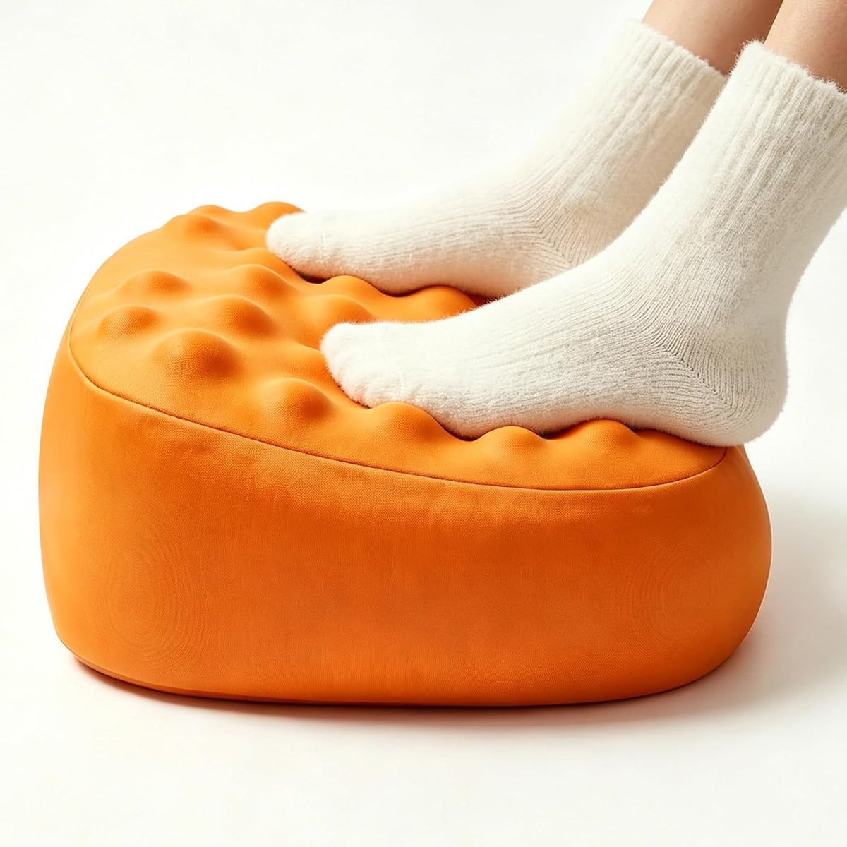 Foot Rest Under Desk at Work, Ergonomic Memory Foam Foot Stool