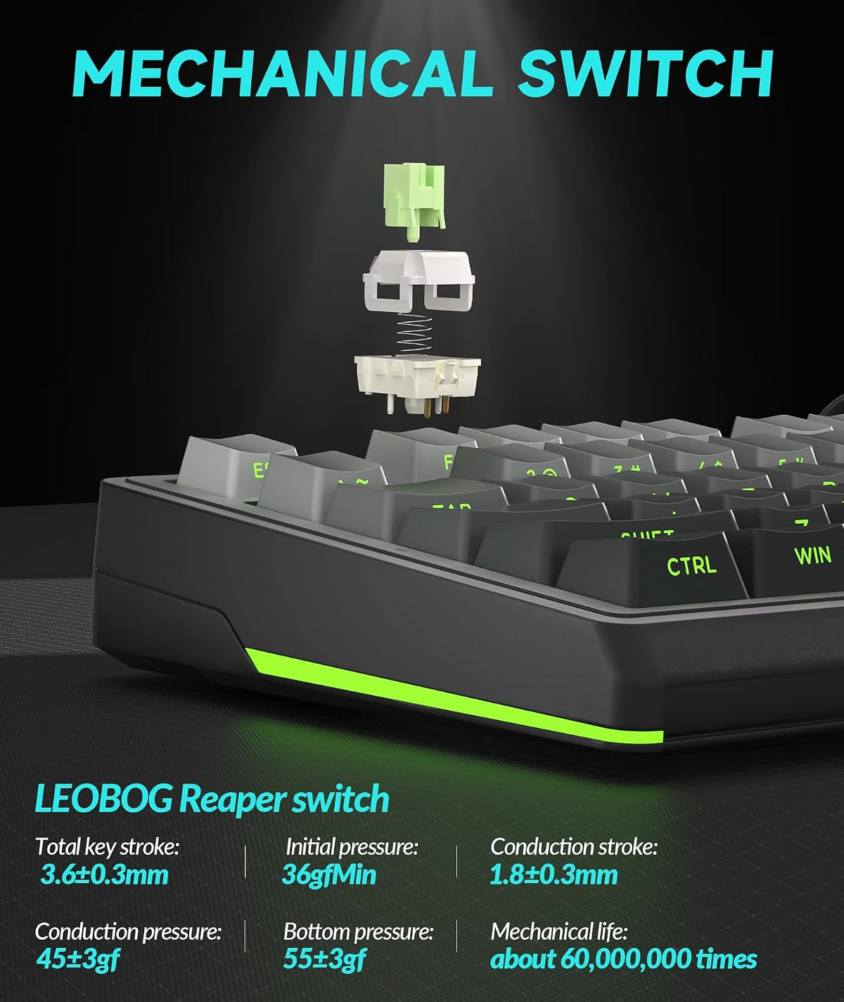 SOLAKAKA KI99 Pro 96% Wireless Mechanical Keyboard, RGB Gaming Keyboard, Hot-...