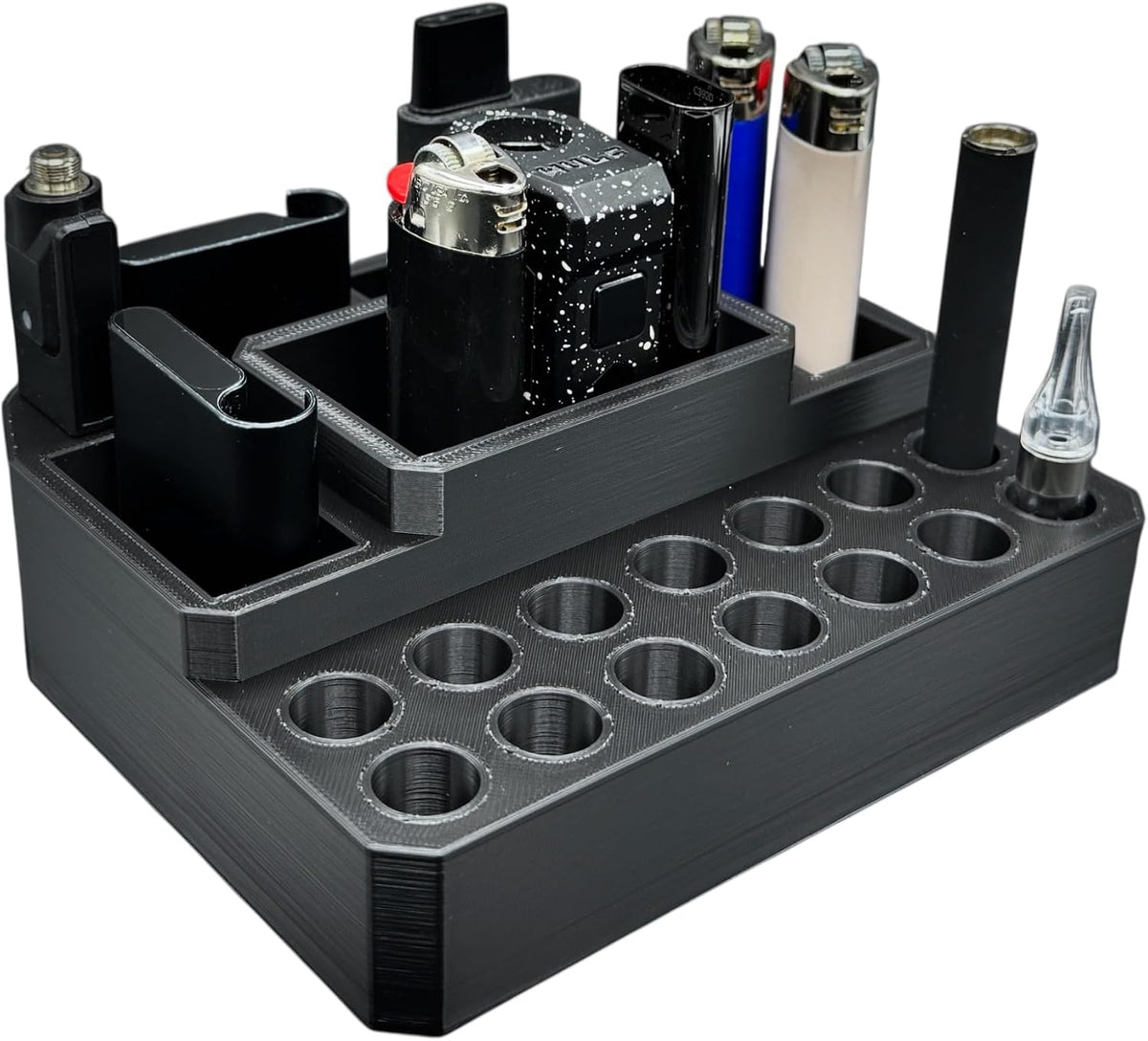 Desk Organizer 510 Cartridge Holder Pen Stand 14 Spaces with Segmented Storag...