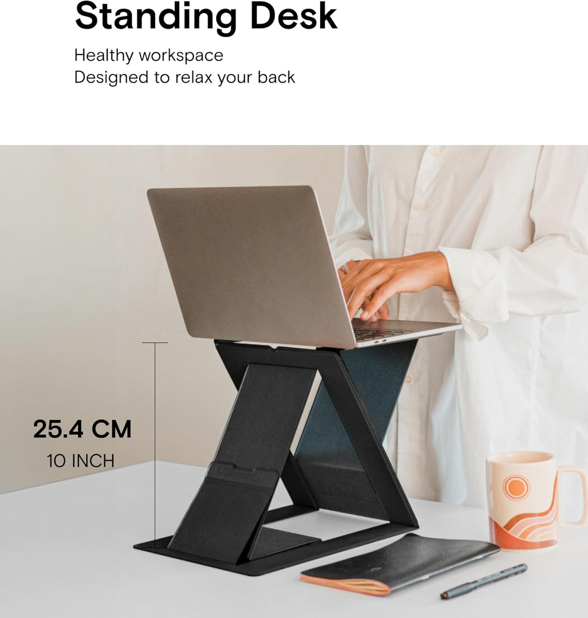 MOFT Folding Laptop Stand Lap Desk, Portable & Mini Computer Stand Laptop...