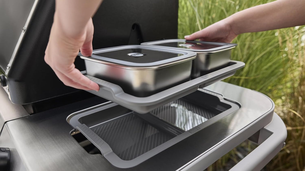 Weber Works™ Drop in Serving Tray - Prep, Cook, and Store Accessory