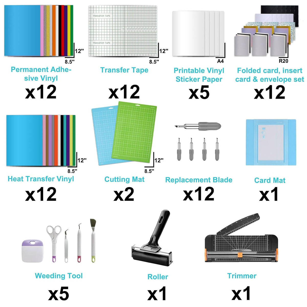 LOPASA Full Craft Starter Kit Compatible with Cricut Joy Xtra
