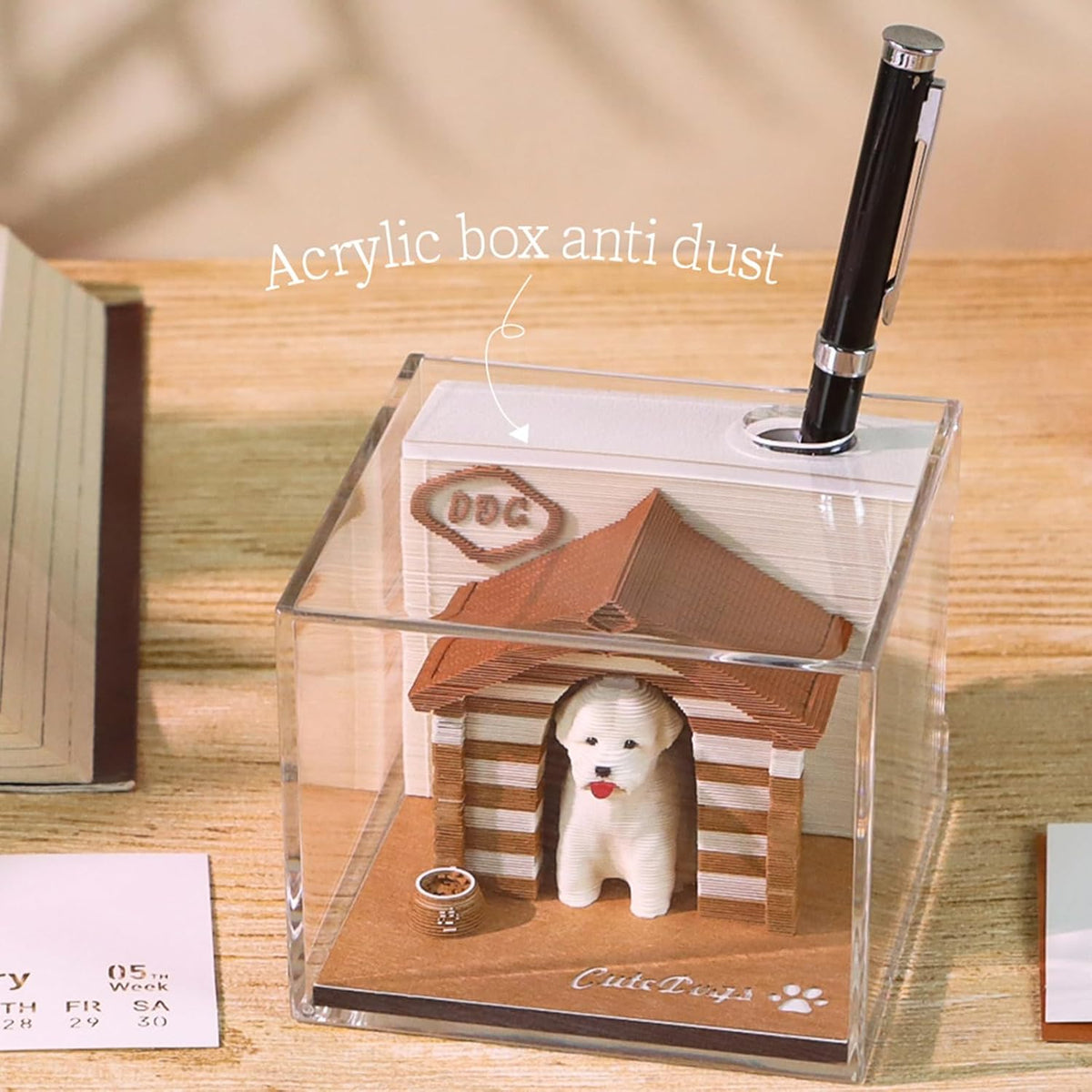 3D Memo Pad Time Piece Calendar 2027, 3D Calendar 2027