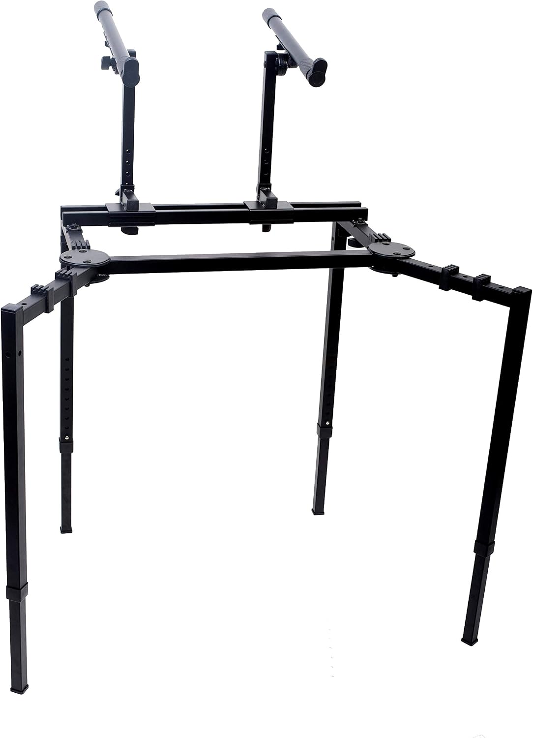 Griffin Double Piano Keyboard Stand & Laptop Mount (QuickFOLD Series) – 2...