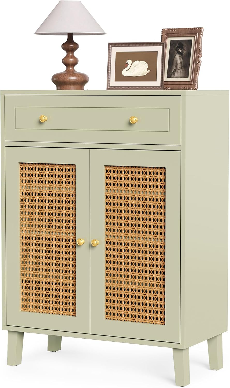 LITTLE TREE Shoe Cabinet for Entryway, 4-Tier Shoe Organizer with Adjustable ...