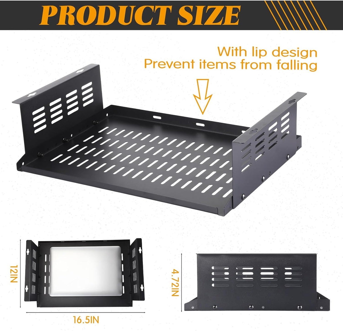 Under Desk Computer Mount for Small Form Factor SFF Computers and Pcs, Using ...
