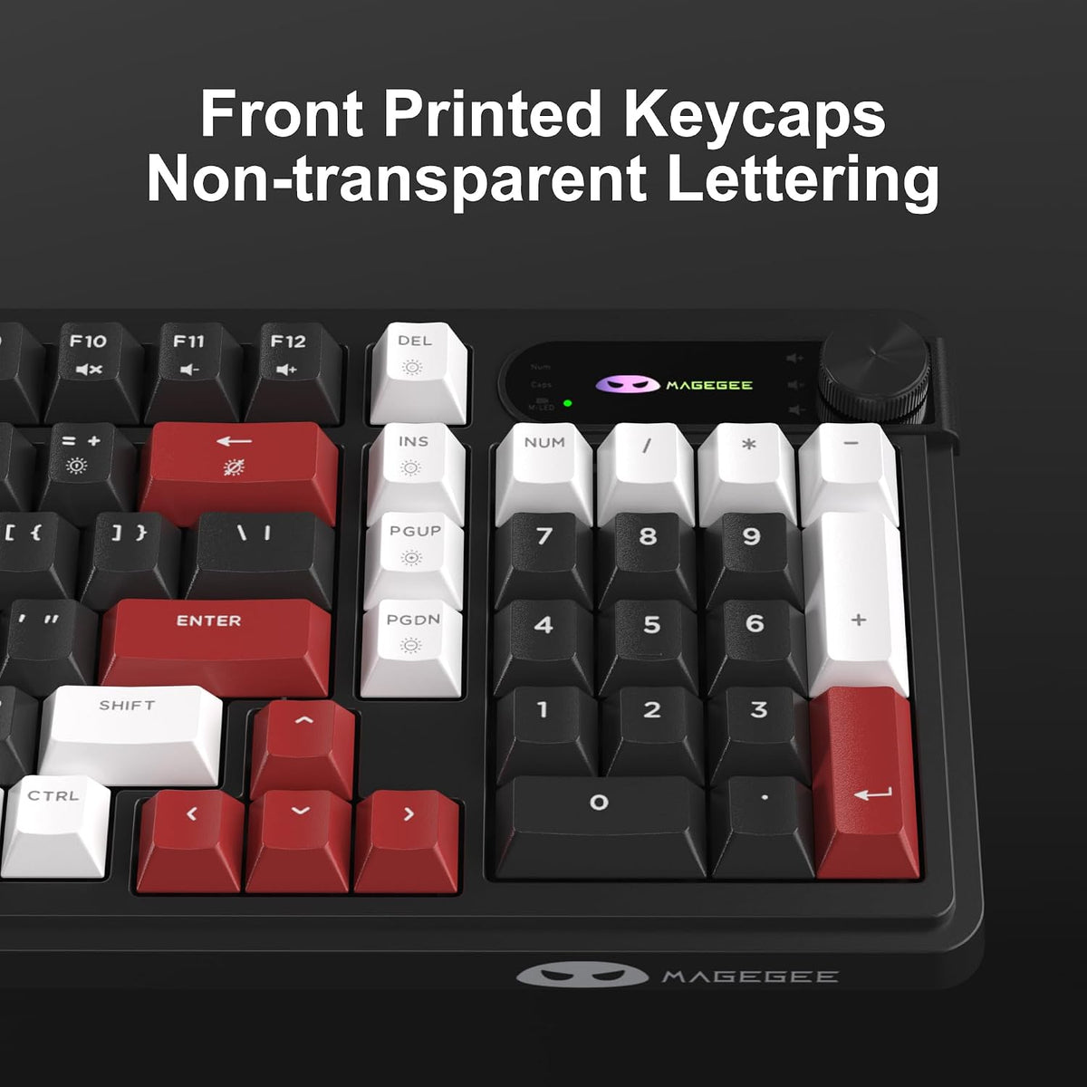 MageGee GK960 Wireless Keyboard, 98 Keys Tri-Mode BT/2.4G/Wired Membrane Gami...