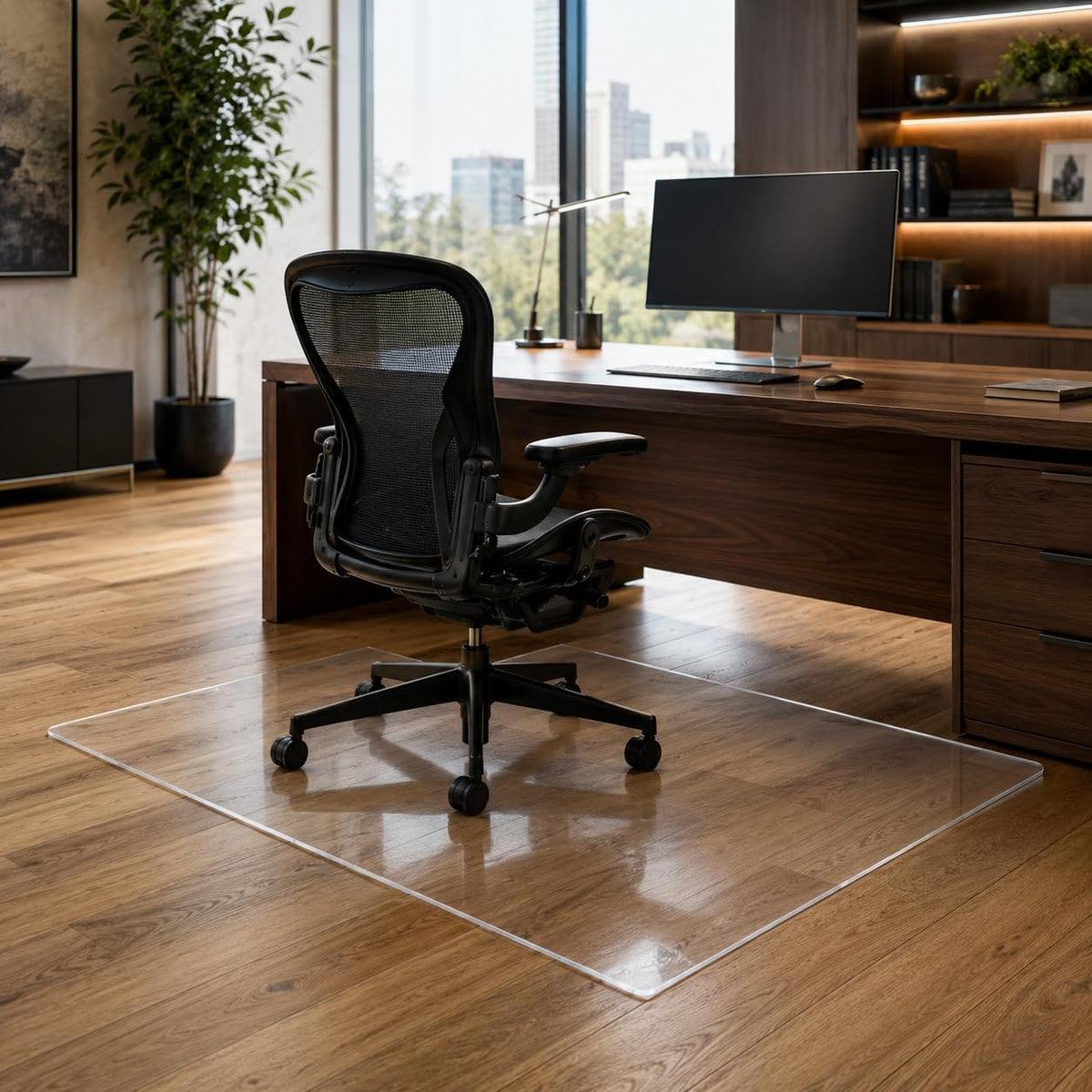 AFIING Clear Chair Mat, 36 x 48 inches