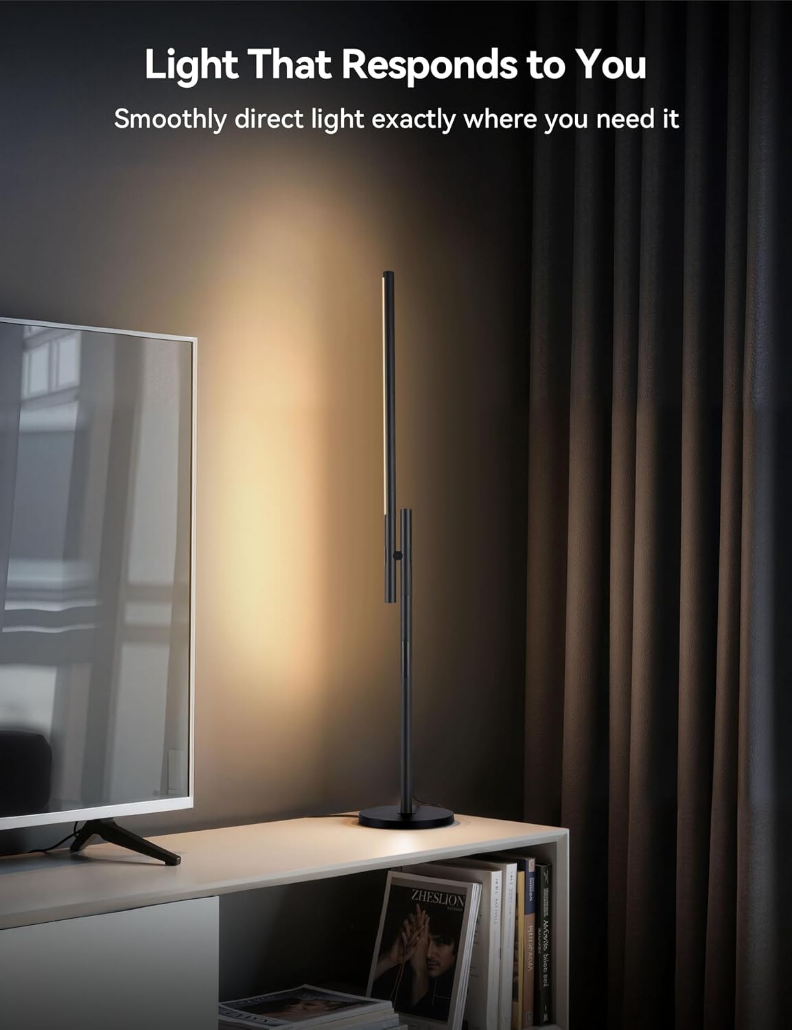 Tubicen LED Desk Lamps,Modern Touch Adjustable Table Lamps,3-Color Dimmable