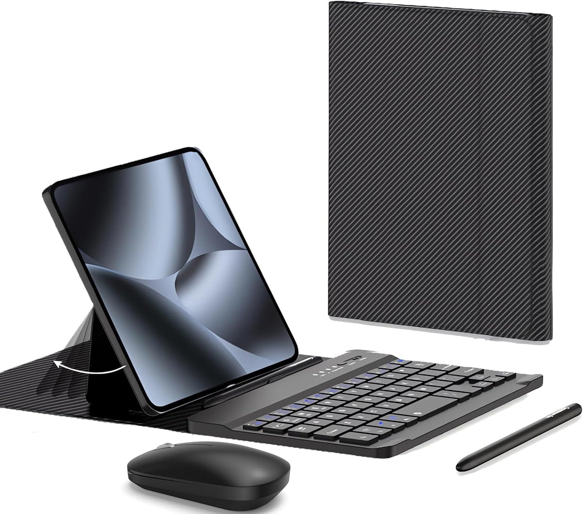 4-in-1 Wireless Keyboard Case for Google Pixel 10 9 11 Pro Fold