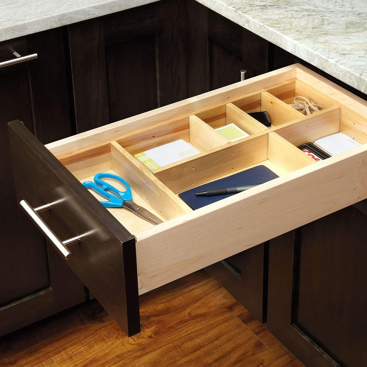 Rev-A-Shelf Customizable Silverware Drawer Insert Divider Organizer Kit