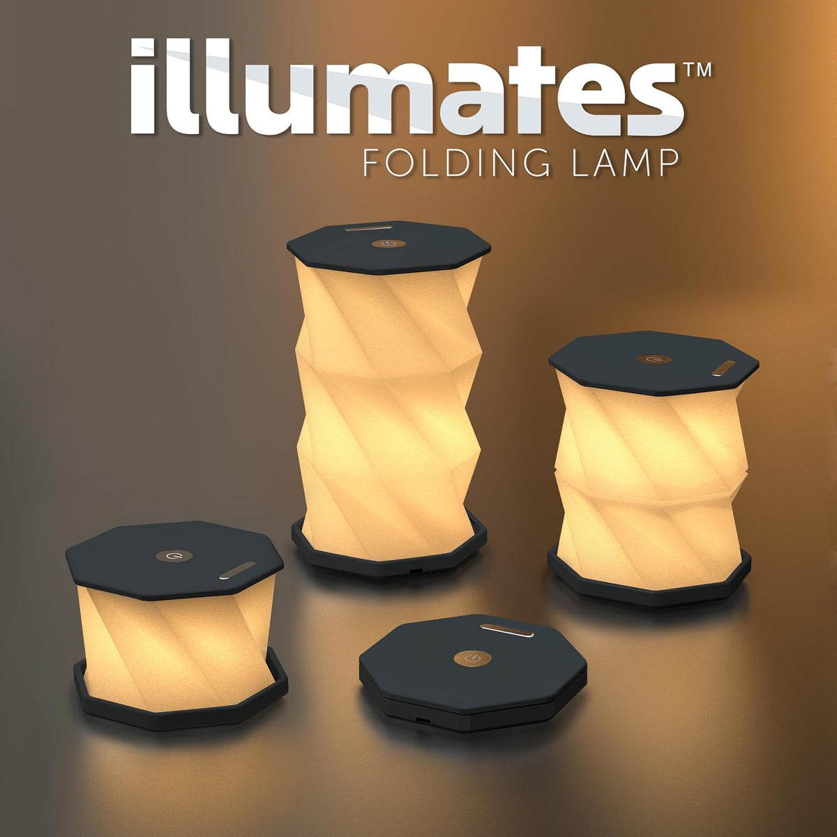 Origami Expanding Foldable LED Desk Lamp – USB Rechargeable & Portable - ...