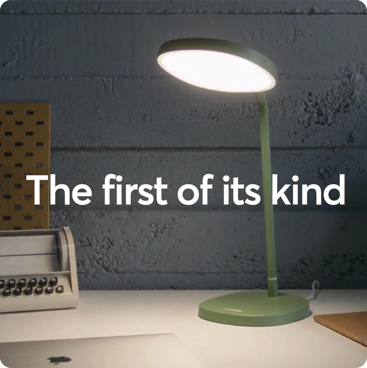 Lumie Task - 10,000 Lux Adjustable Bright Light Therapy Desk Lamp for Mood an...