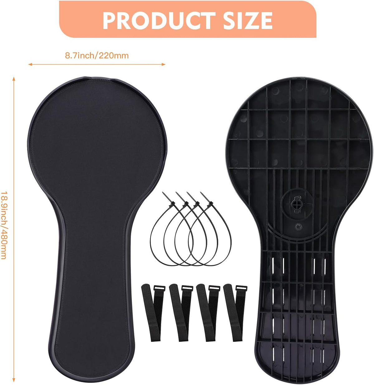 Ergonomic armrest Mouse pad for Chair, Chair arm Mouse Tray