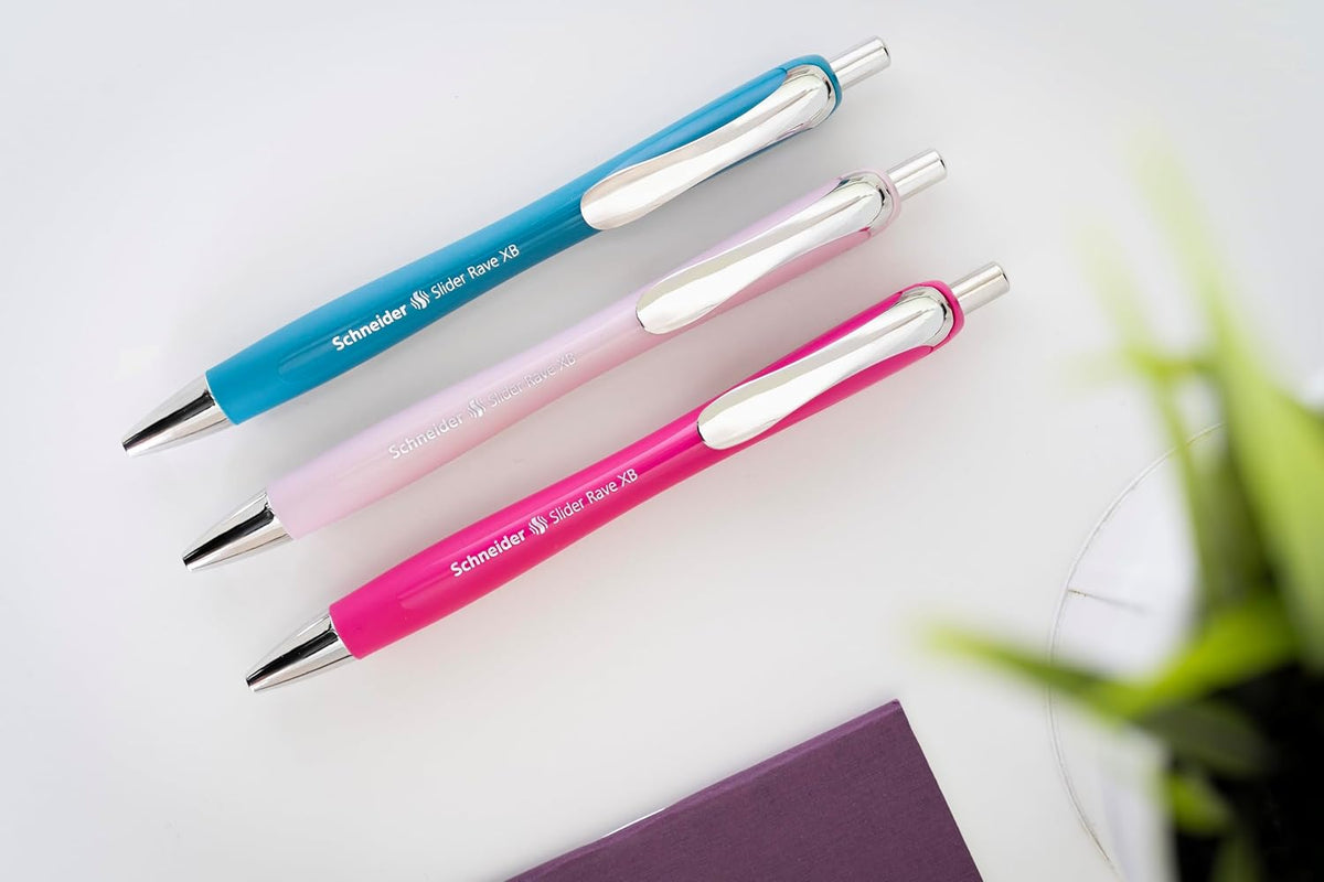 Schneider Limited Edition Slider Rave Colors, XB (Extra Broad) Ballpoint Pen,...