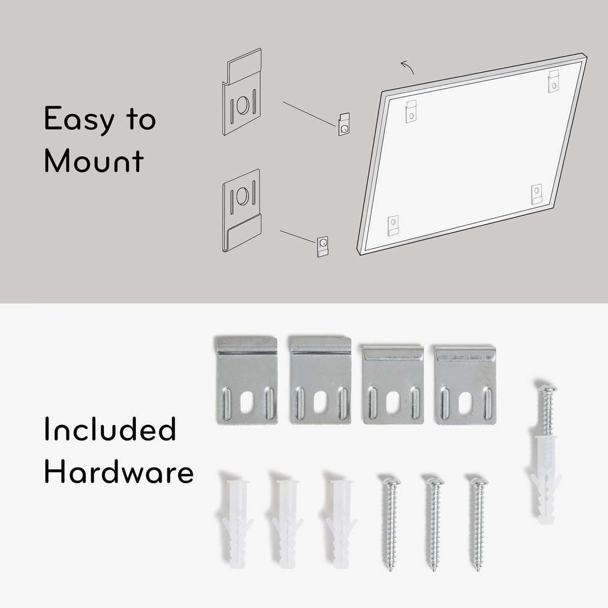 U Brands Magnetic Whiteboard, 36" x 24", Wall Mounted Dry Erase Boa...