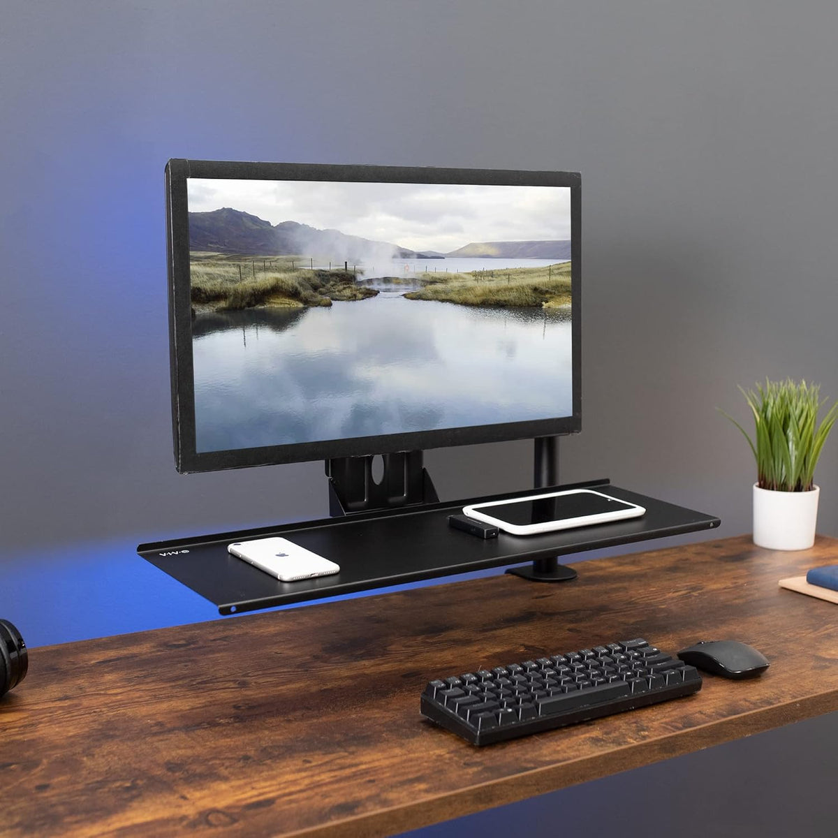 VIVO VESA Mounted 26 x 8 in Keyboard Tray & Mouse Platform