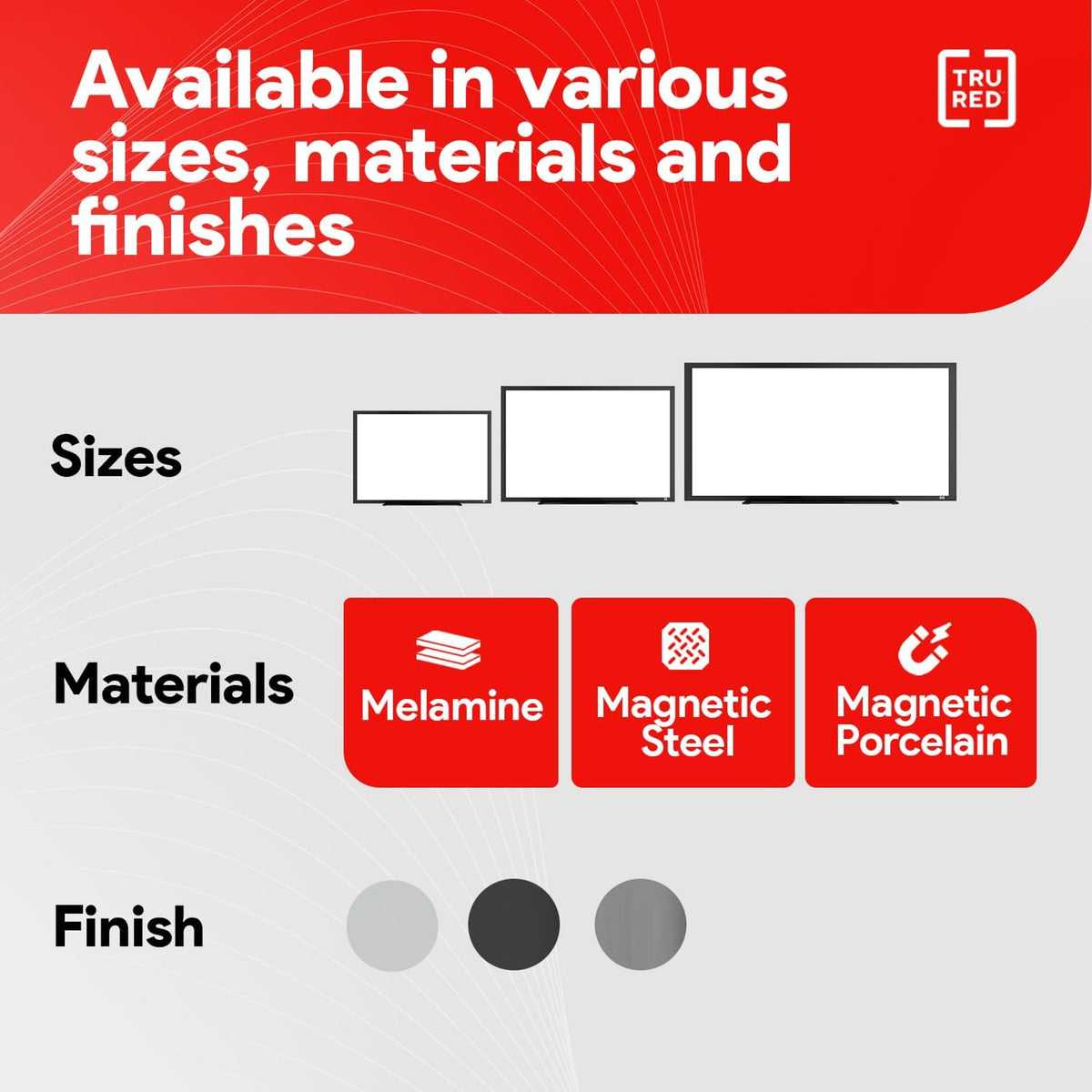 Staples TRU RED Melamine Whiteboard | Dry Erase Board for Wall, White Board w...