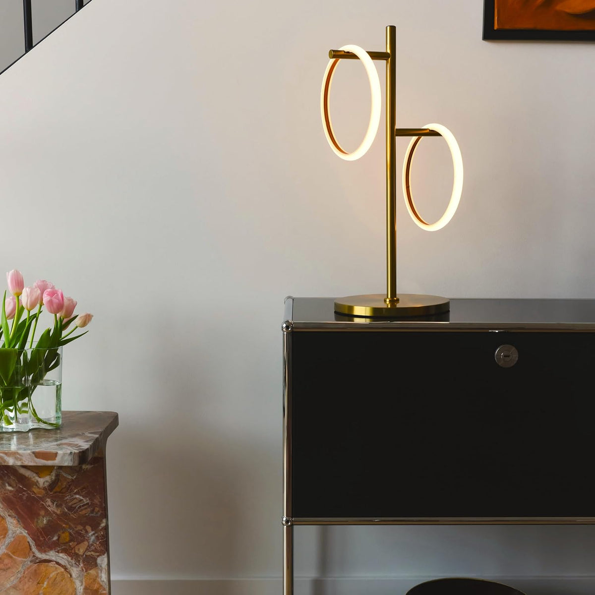 Brightech Saturn Table Lamp, Great Living Room Decor, Desk Tree Lamp for Offi...