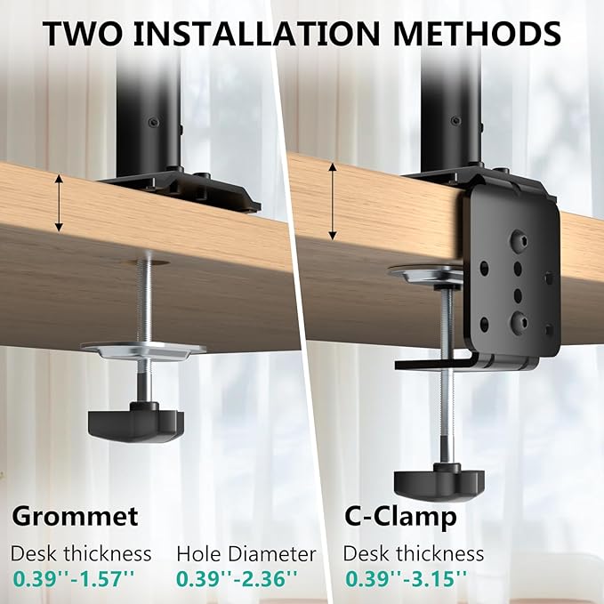 WALI Single Long Monitor Arm