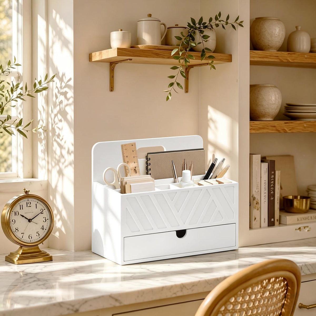 Mail Organizer Countertop, Stationery Accessories File Sorter, Bill Holder