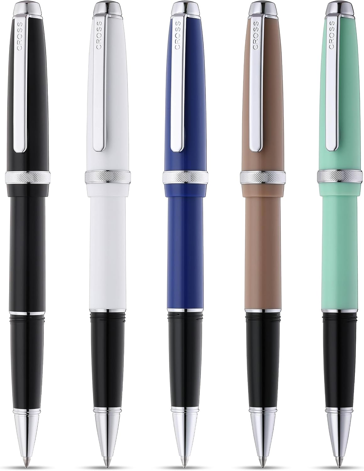 Cross Lume Obsidian Black Ballpoint Pen, Medium Point, Black Ink