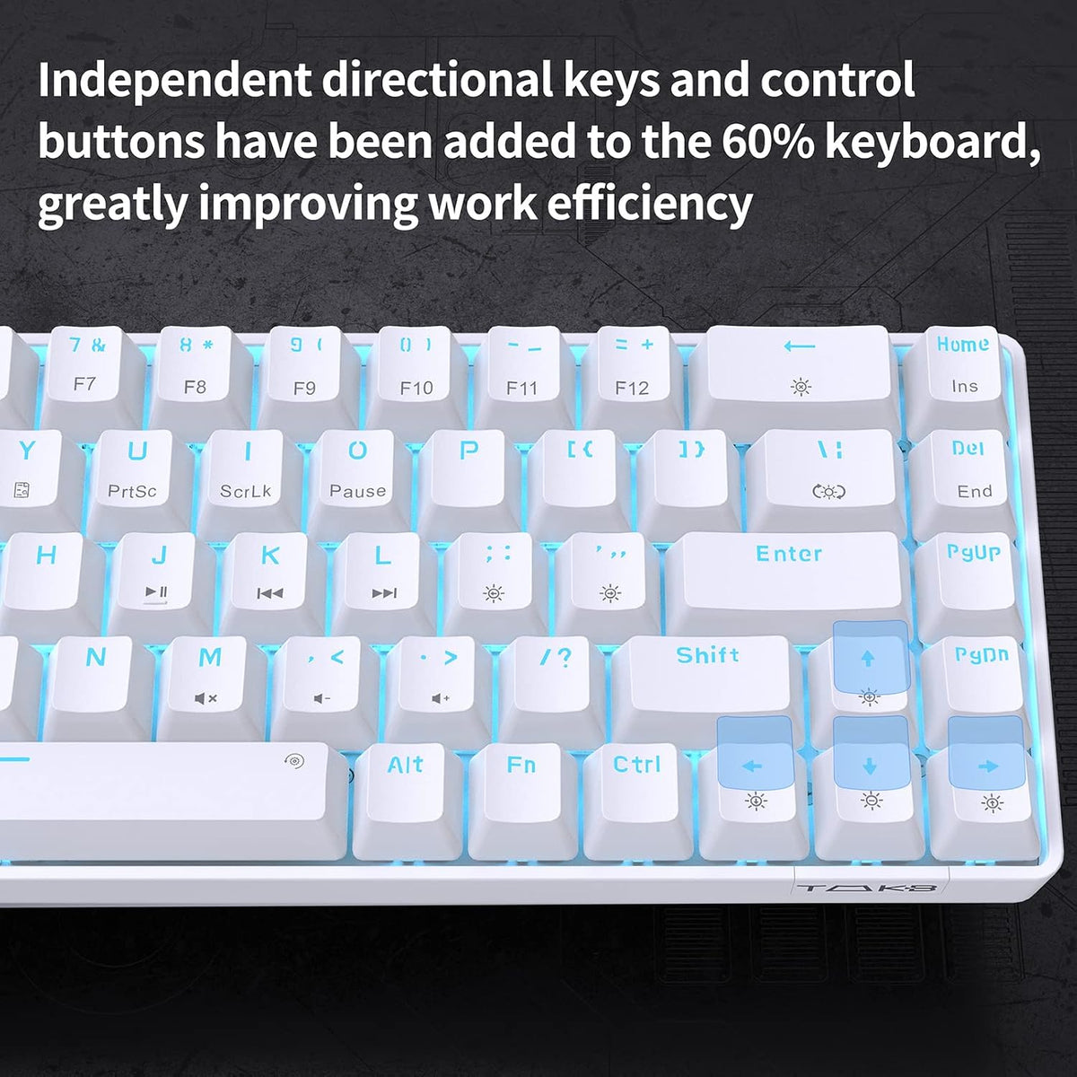DIERYA T68SE 60% Gaming Mechanical Keyboard,Ultra Compact Mini 68 Key with Re...