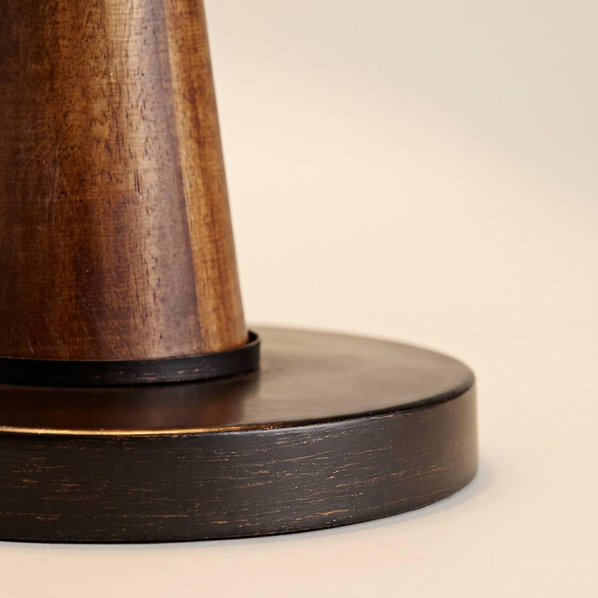 Hunter 29 3/4" Tall Table Lamp Bronze Brown Cherry Wood Modern