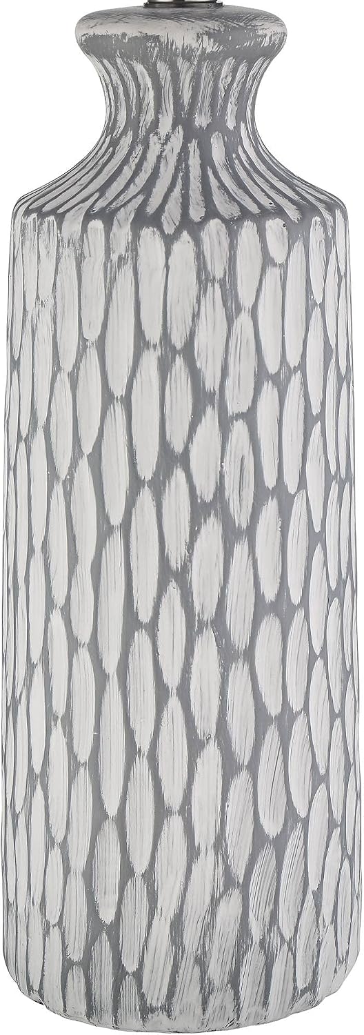 Patrick 26 1/4" Tall Table Lamp Gray Whitewash Ceramic Modern