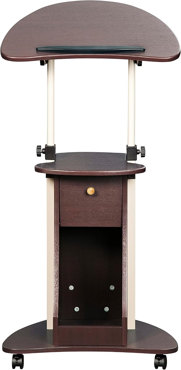 Techni Mobili Sit-to-Stand Rolling Adjustable Storage Medical Laptop Computer...