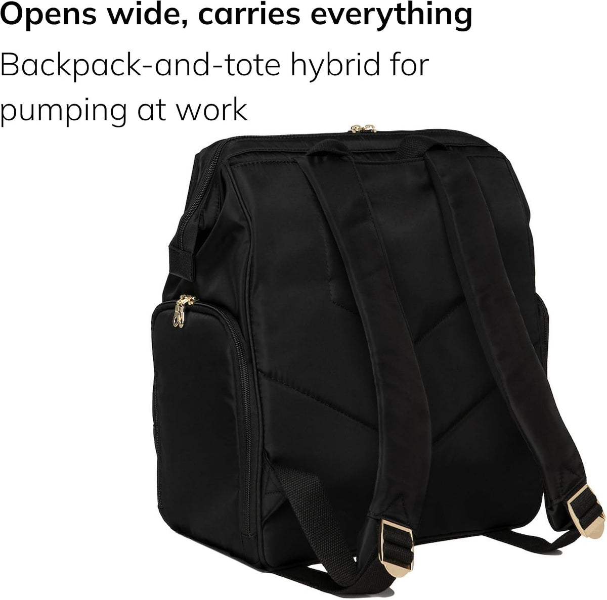 Sarah Wells Norah Breast Pump Backpack (Black)