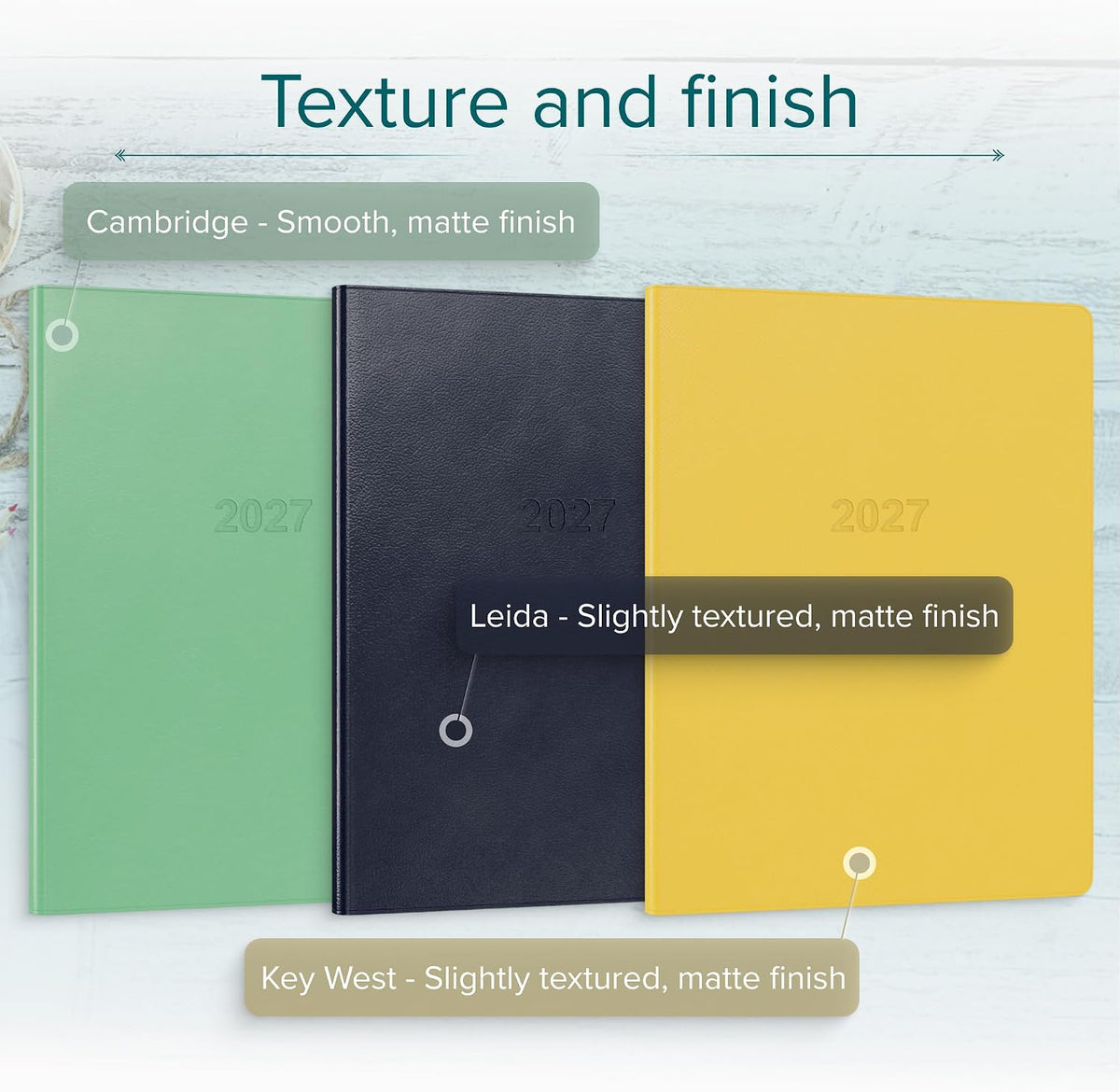 Harbor Large Weekly Monthly Planner 2026-2027 Cambridge Jade