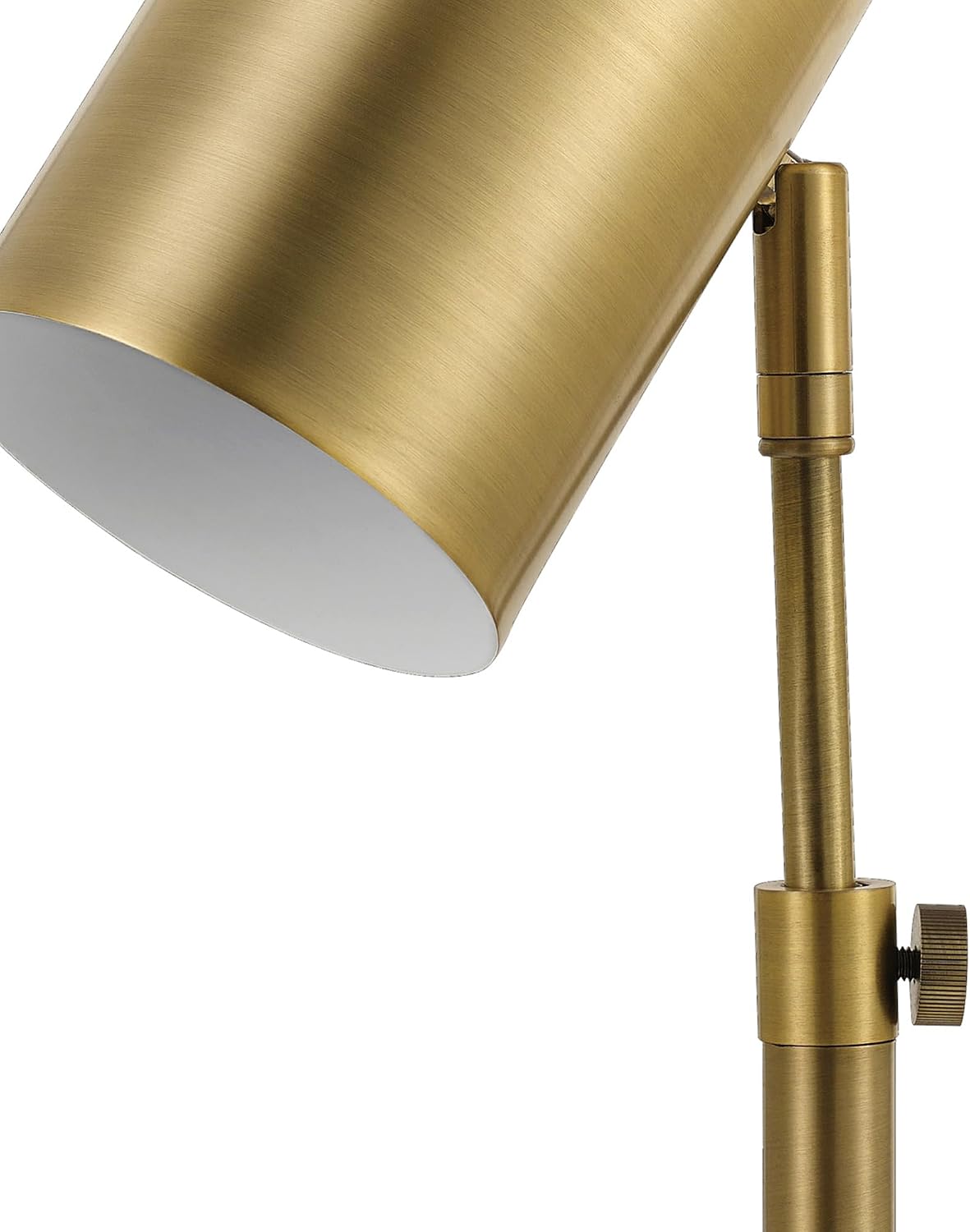 Globe Electric 52097 Pratt 18" Desk Lamp, Matte Brass Finish, Adjustable...