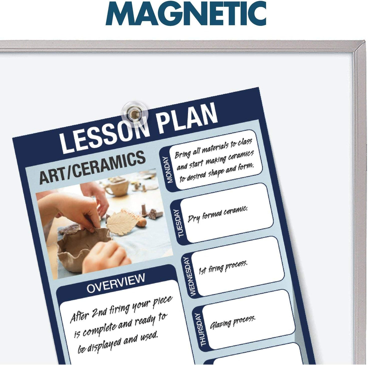 Quartet Magnetic Dry Erase White Board, 120"W x 48"H Whiteboard, Po...