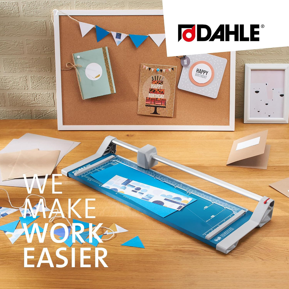 Dahle 508 Personal Rotary Trimmer, 18" Cut Length, 5 Sheet Capacity, Sel...
