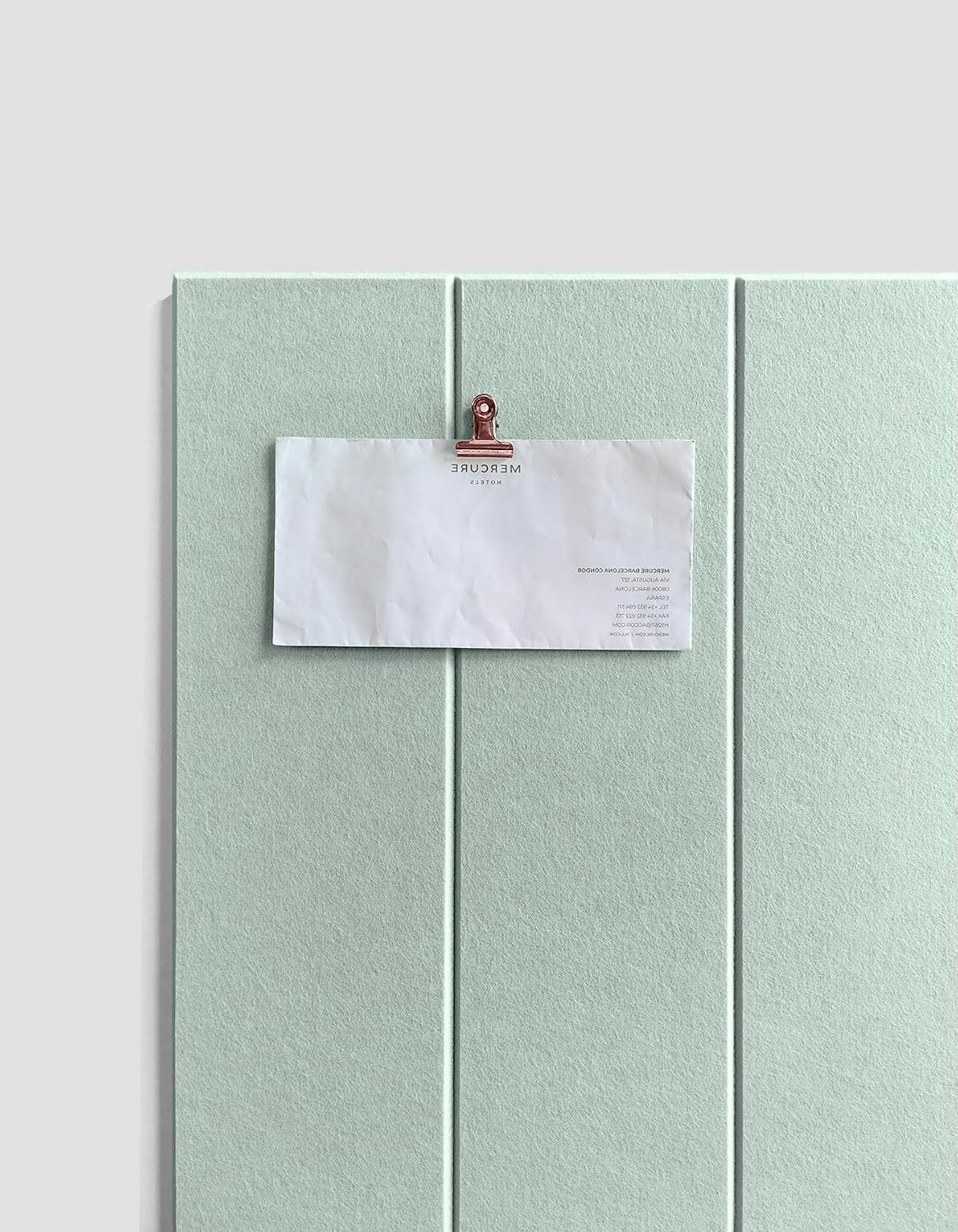 Shiplap Felt Wall Tiles (8-Pack) - Large 24x6 Acoustic Pinboard & Sound D...